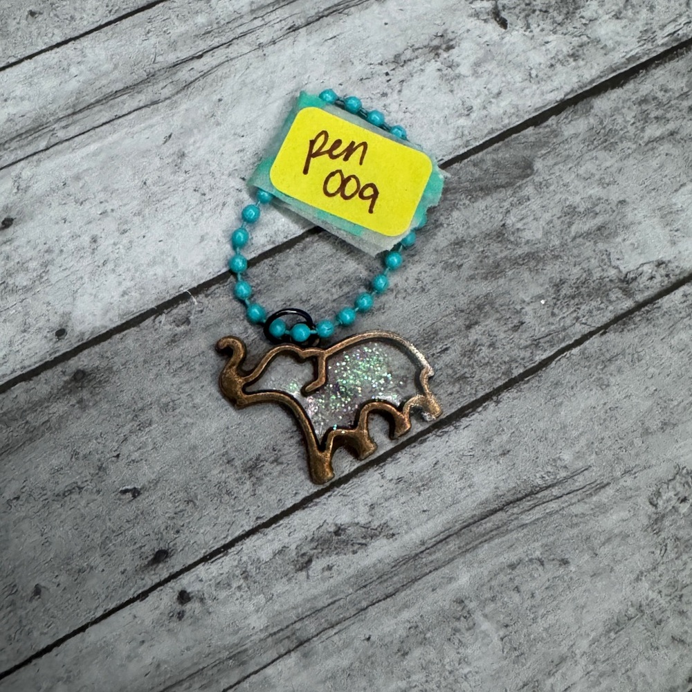 Turquoise Elephant Pendant